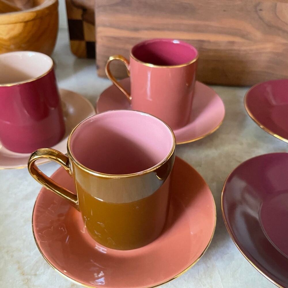 Classic Coffee & Tea cups and saucers